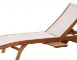 sunlounger with outdoor cushions